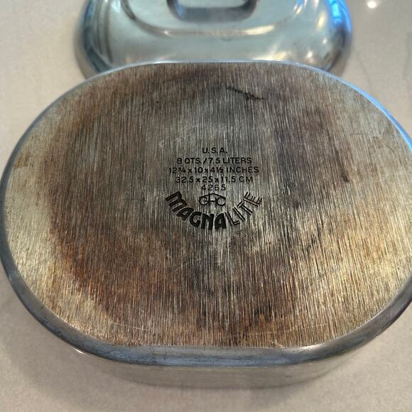 Vintage GHC Magnalite 4265 Cast Auminum Roaster Dutch Oven 8QT Made in the USA - Picture 2 of 12